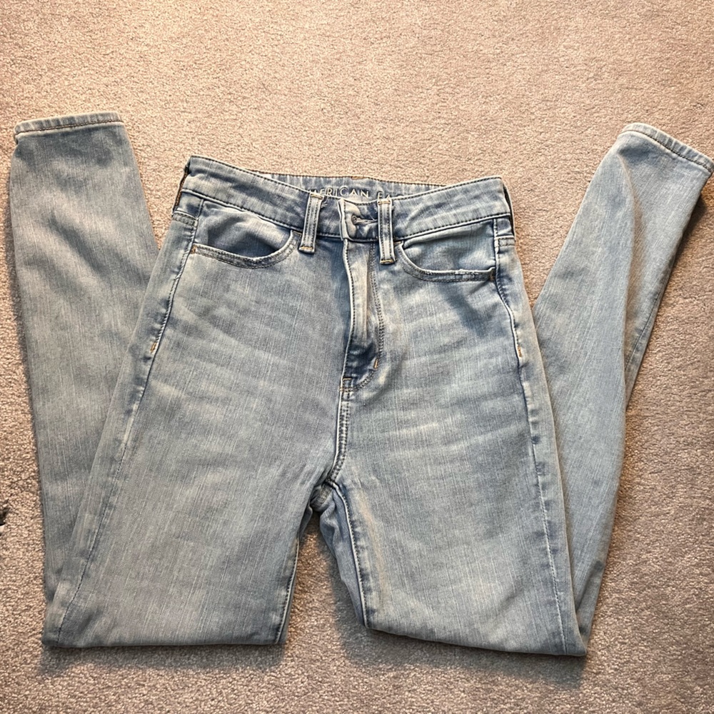American eagle light denim jeans Next Level Stretch